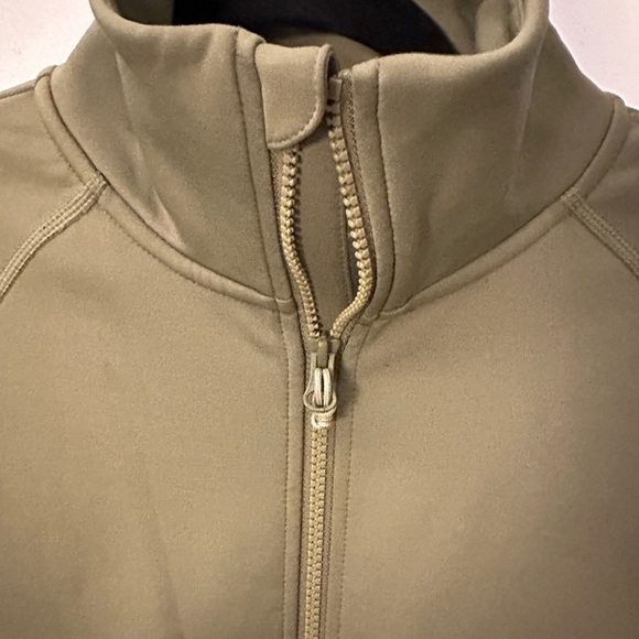 STOIC Woman tech fleece green zippered gorpcore activewear running jacket S - Picture 6 of 16